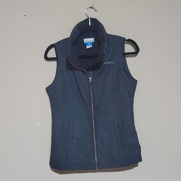 COLUMBIA Black Puffer Vest - Size X-Small - Picture 1 of 8
